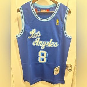 NWT Retro Kobe Bryant #8 Blue Lakers Jersey. Mitchell & Ness. Lg ‘96-‘97 Season